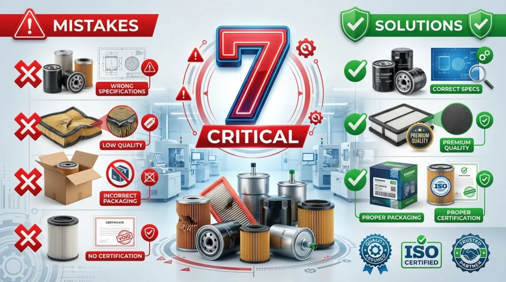 Sourcing Automotive Filters: 7 Mistakes Importers Must Avoid