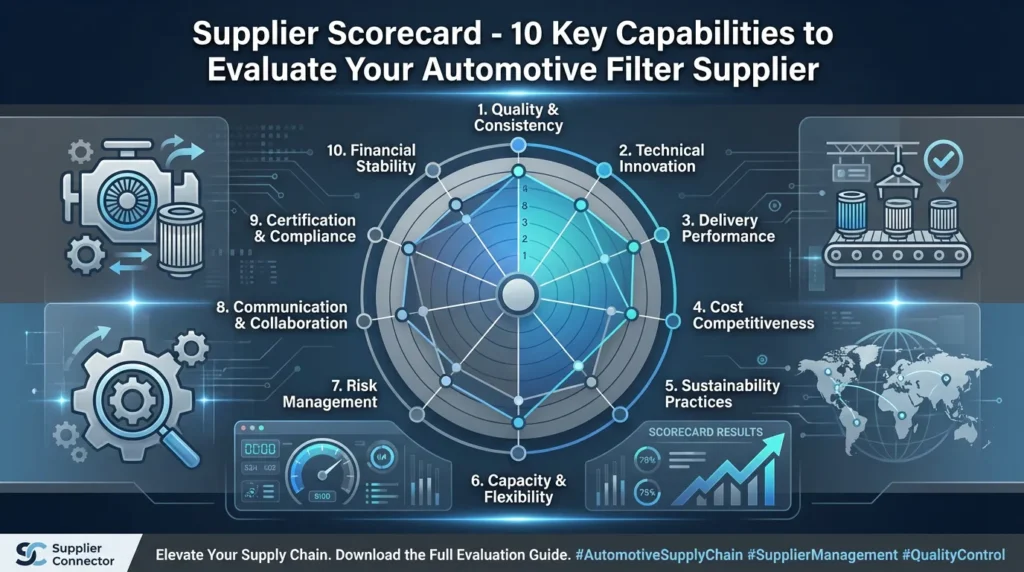 Automotive Filter Supplier Scorecard: 10 Metrics to Audit