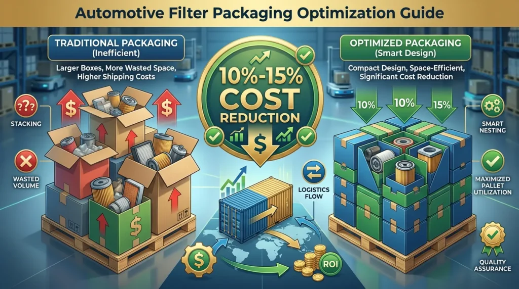 Automotive Filter Packaging Guide: Reduce Logistics Cost by 15