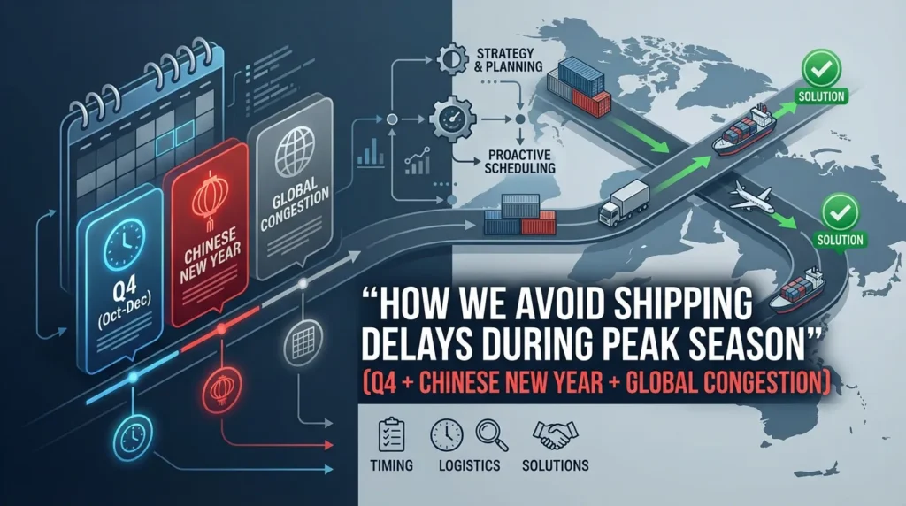 How We Prevent Shipping Delays During Peak Season & CNY