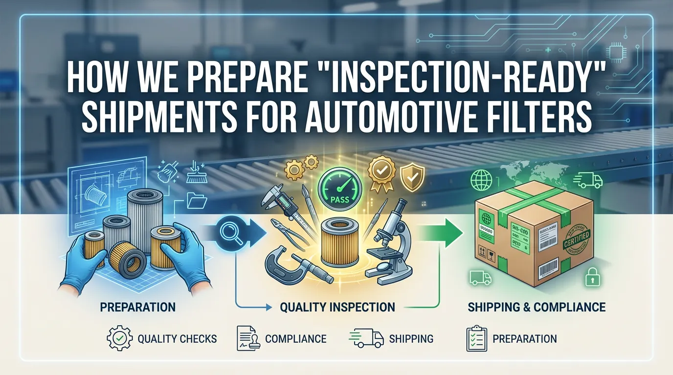 How We Prepare Inspection-Ready Shipments for Auto Filters