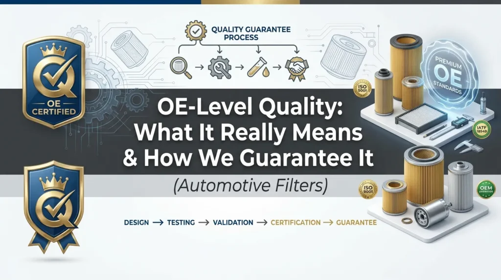 OE-Level Quality Filters: What It Means & How We Guarantee It