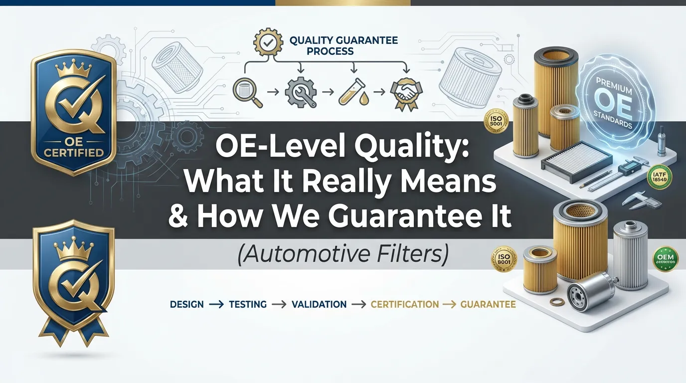 OE-Level Quality Filters: What It Means & How We Guarantee It