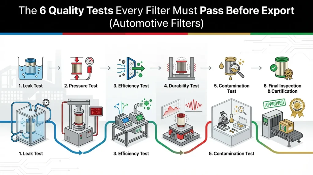6 Critical Quality Tests Every Auto Filter Must Pass Before Export