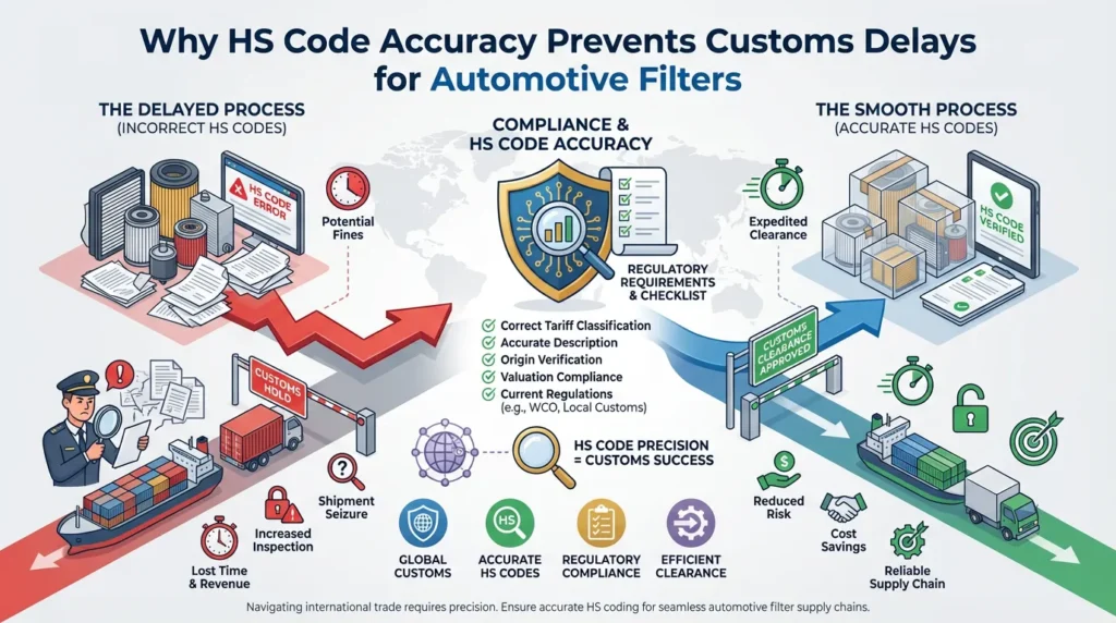 Why HS Code Accuracy Matters for Automotive Filter Imports