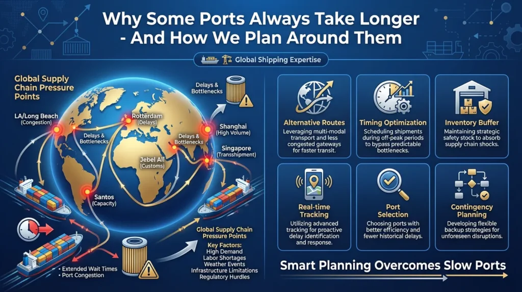 Why Some Ports Are Slower and How We Plan Around Them