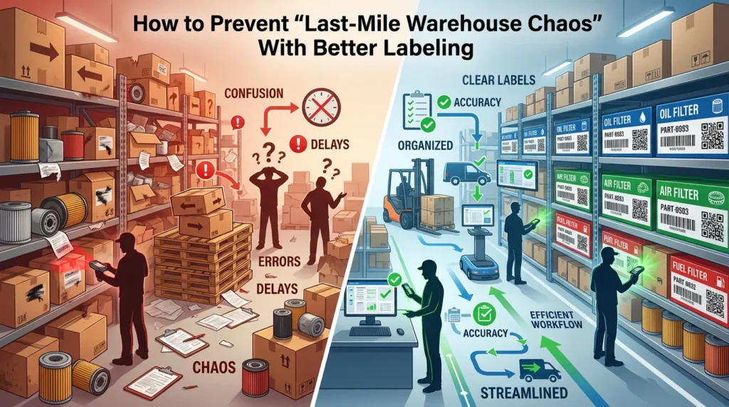 Prevent Last Mile Warehouse Chaos With Better Labeling