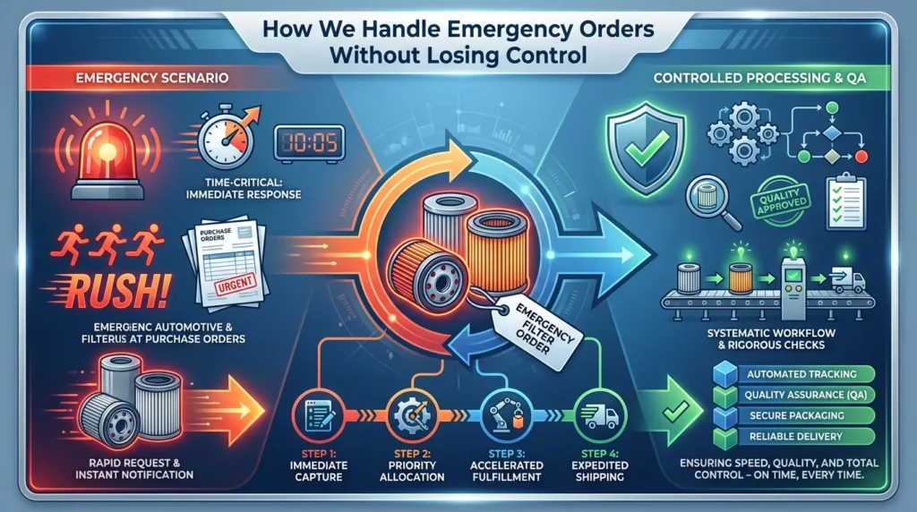Emergency Orders for Private Label Filters