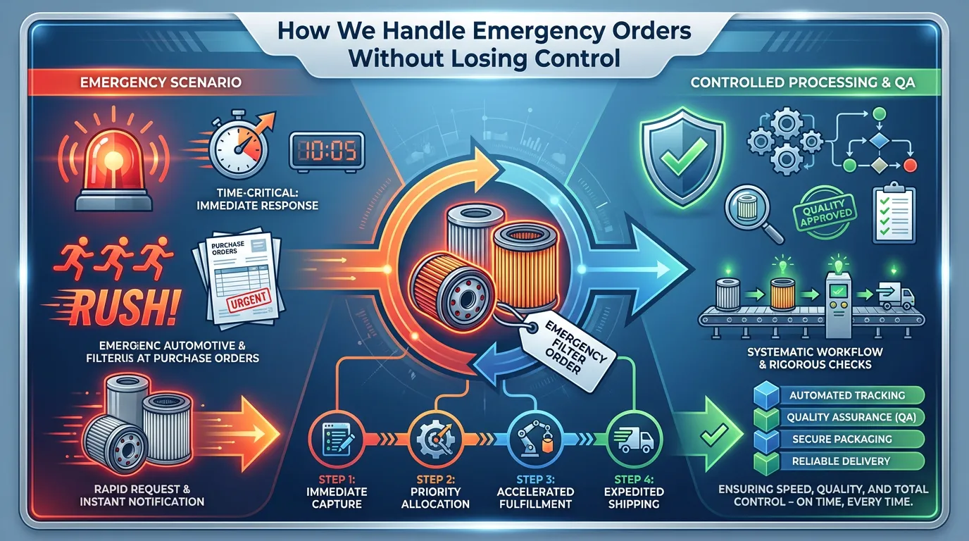 Emergency Orders for Private Label Filters