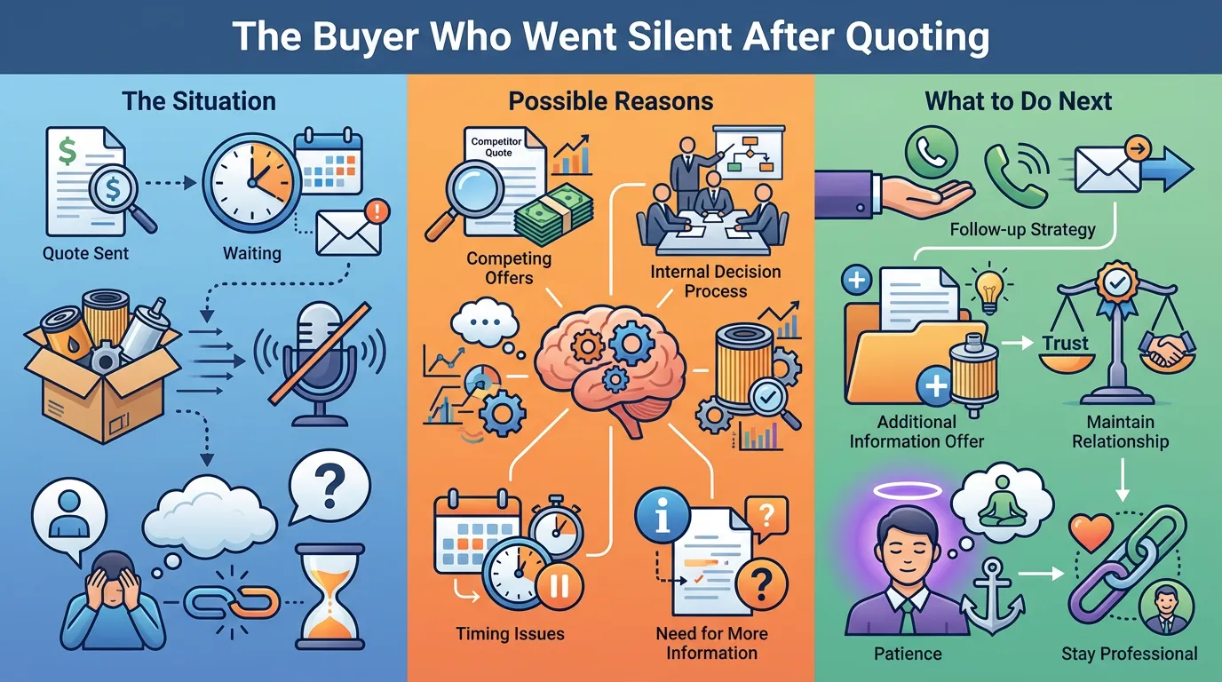 Silent Buyer After Quote? Win Them With Value Follow Up