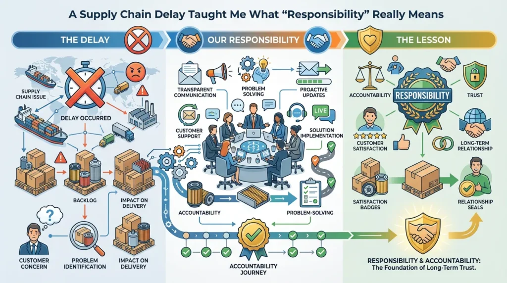 Supply Chain Delays: Responsibility Builds Trust in Auto Parts Export