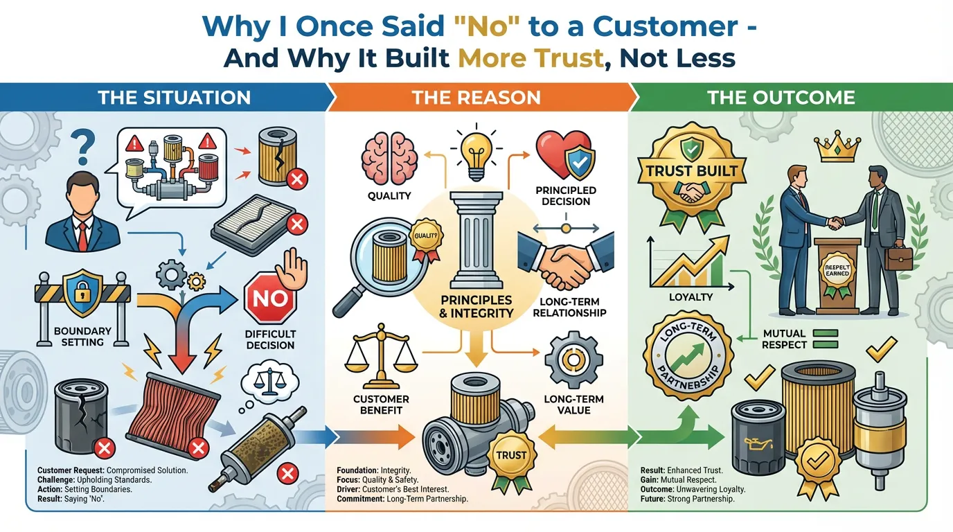 Why Saying No to Unrealistic Lead Times Builds B2B Buyer Trust