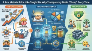 A Raw Material Price Hike Taught Me Why Transparency Beats “Cheap” Every Time