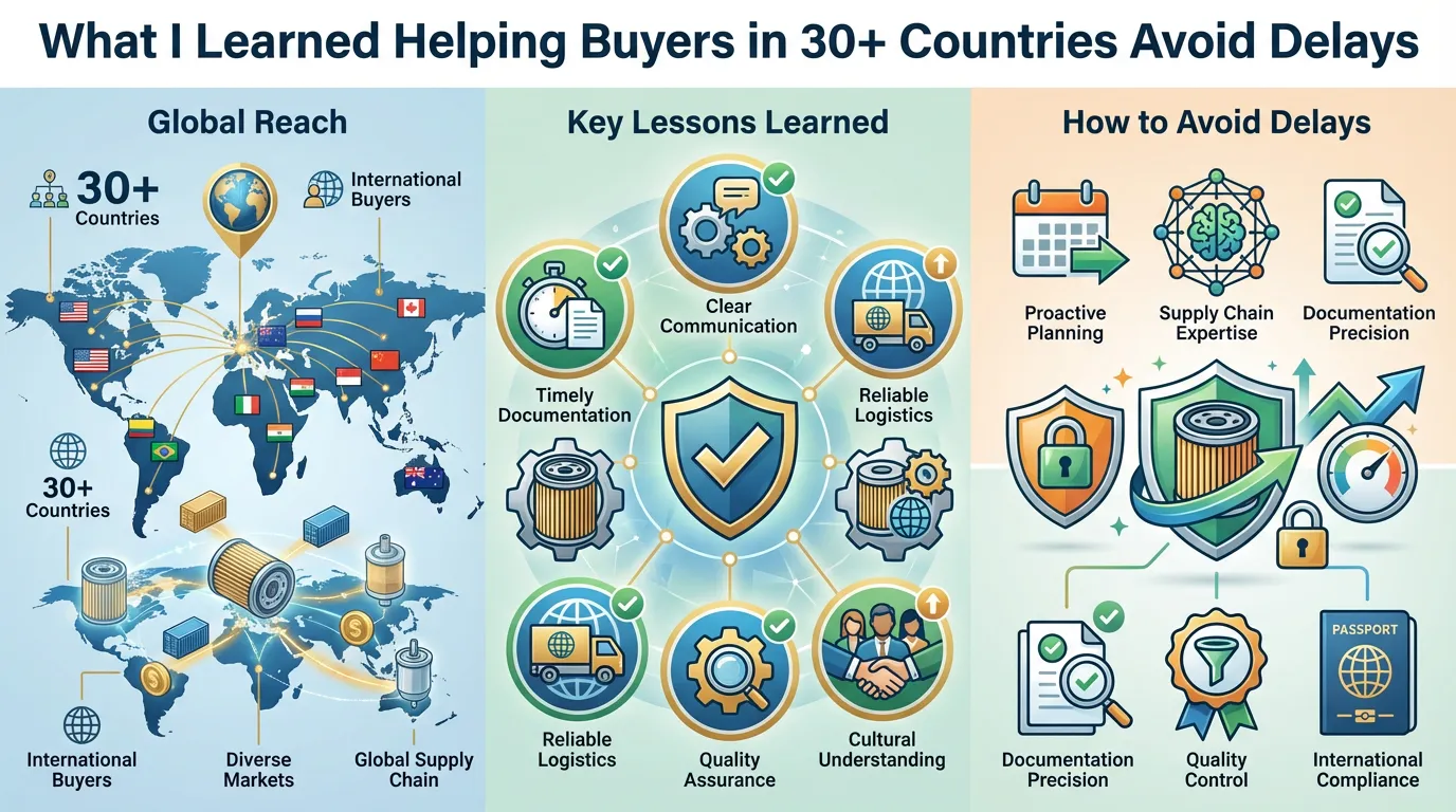 How Filter Buyers in 30+ Countries Avoid Delays