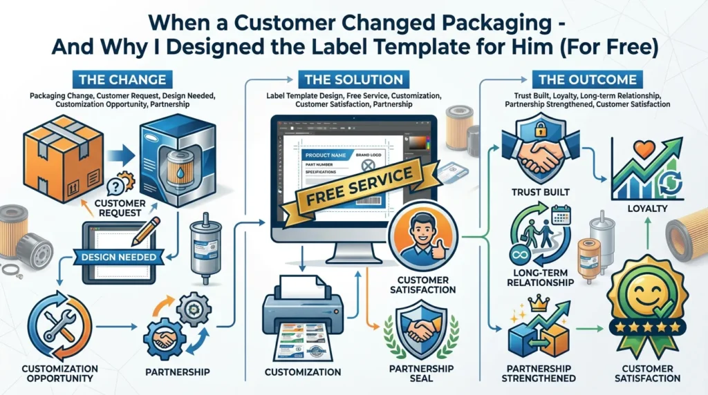 Free Label Design That Turned a Supplier Into a Partner