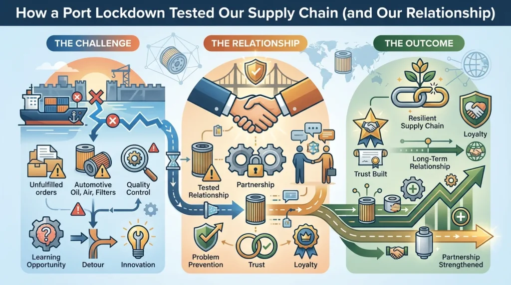 How We Handled a Port Lockdown for an EU Filter Client