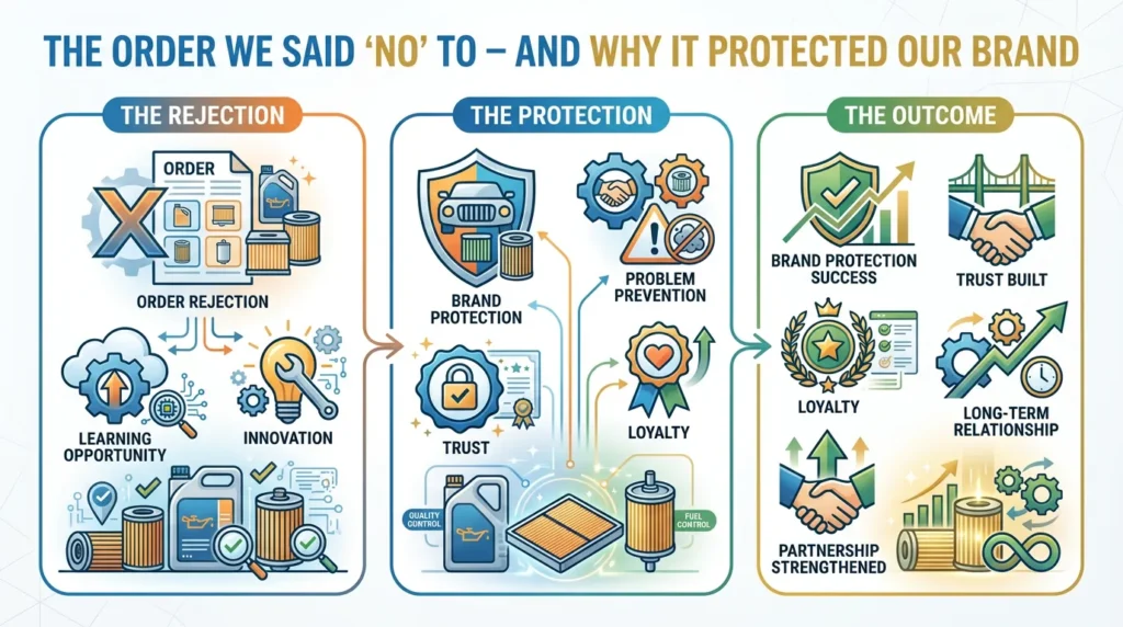 Why We Refused a Big Order to Protect Our Filter Brand