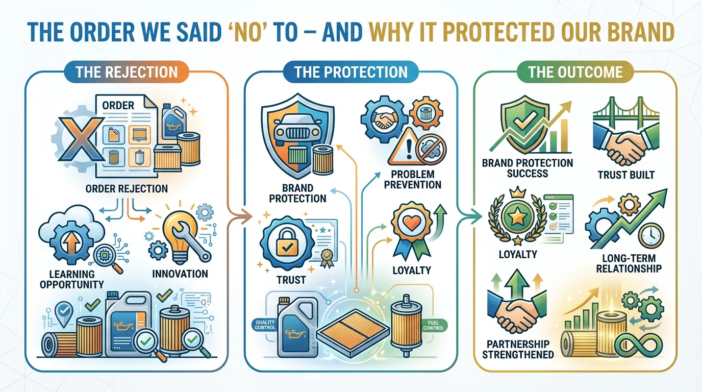 Why We Refused a Big Order to Protect Our Filter Brand