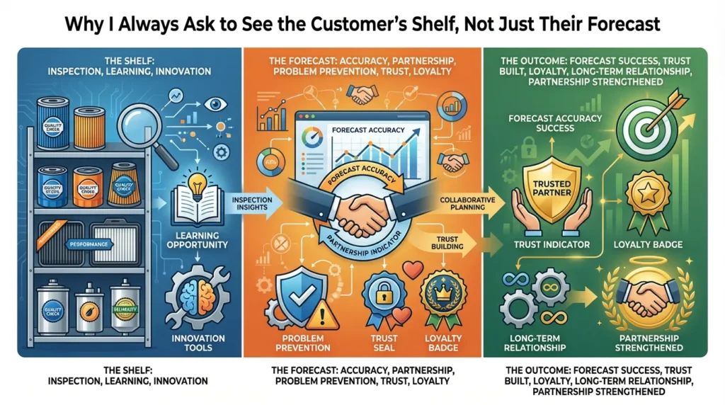 Why I Always Ask to See the Customer’s Shelf, Not Just Their Forecast