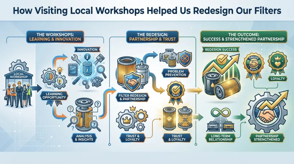 How Visiting Local Workshops Helped Us Redesign Our Filters