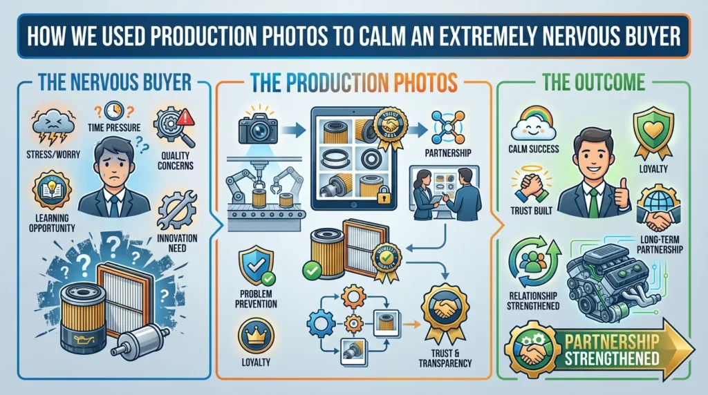 How Production Photos Build Trust in Filter Supply