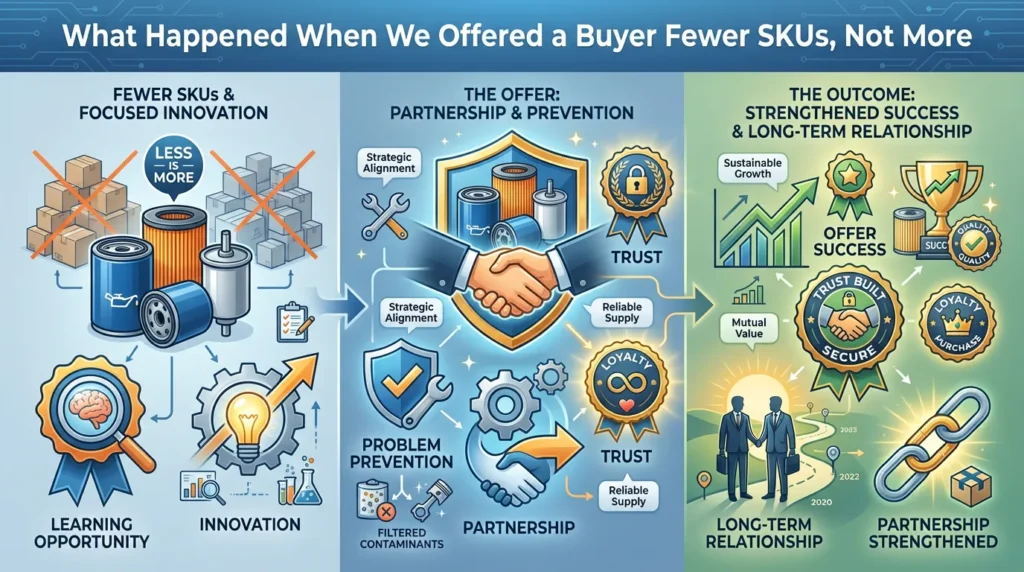 Why Fewer Filter SKUs Can Grow Your Aftermarket Sales