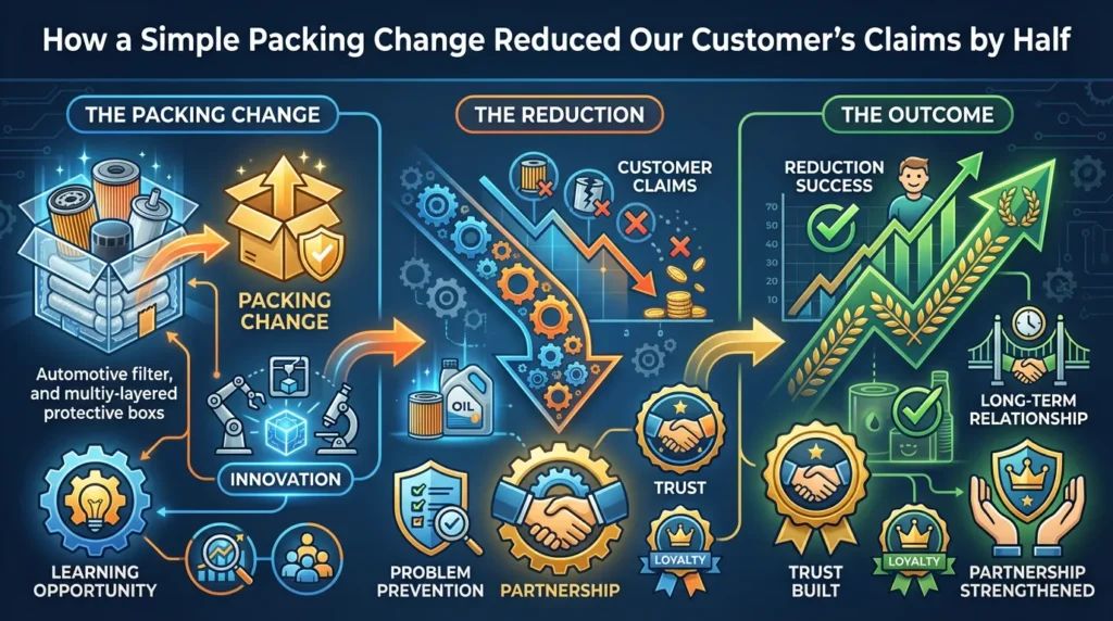 How Better Packing Halved Damage Claims for Auto Filters