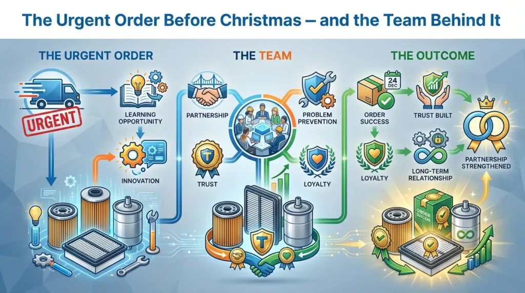 How We Delivered a 7 Day Urgent Fleet Filter Order